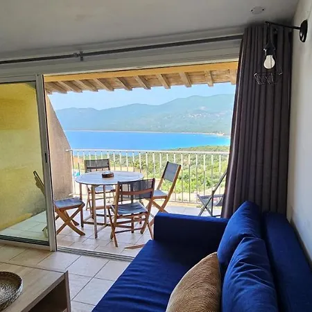 Chalereux T2 Vue Et Piscine Alba Rossa * Serra-di-Ferro (Corsica)