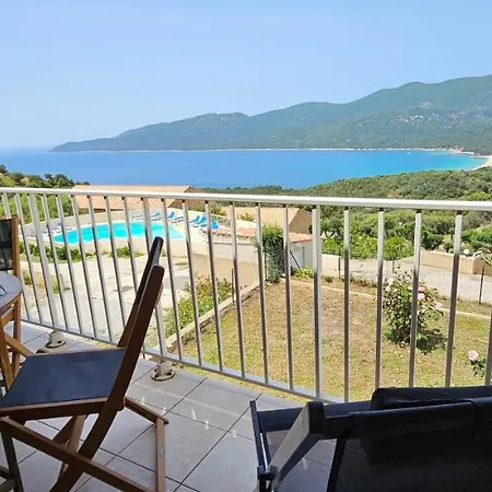 Chalereux T2 Vue Et Piscine Alba Rossa * Serra-di-Ferro (Corsica)